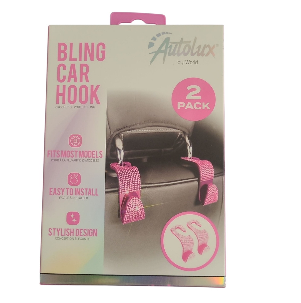 💕NWT 2pc Bling Bag Holder/Car Seat Hook Set💕